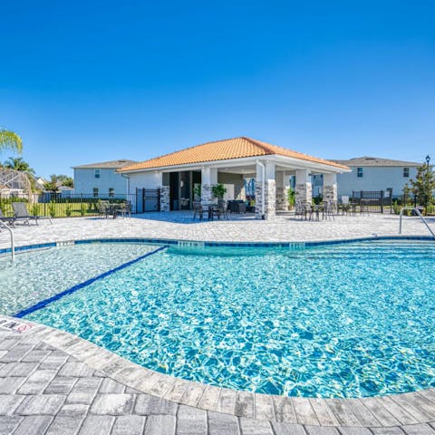 Head to the resort pool for a refreshing afternoon dip