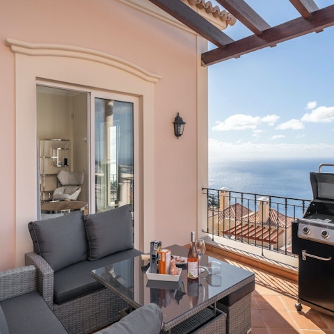 Grill up a storm with sea views as your backdrop
