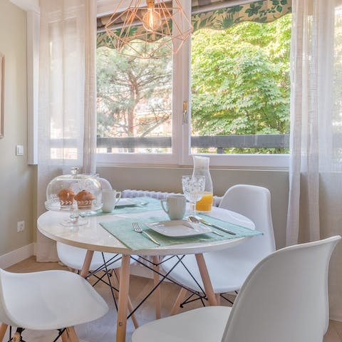 Enjoy some churros for breakfast