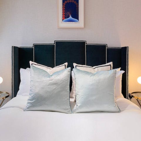 Enjoy a restful sleep in king-size beds