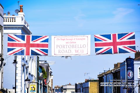 Take a five-minute walk to iconic Portobello Road market