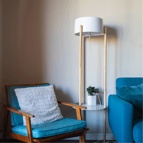 Relax on modern and stylish interior furnishings