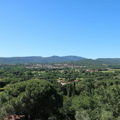 Take a hike through the beautiful countryside