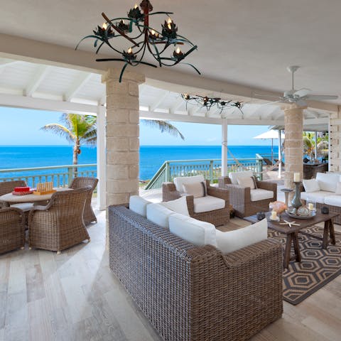 Make the most of indoor-outdoor living on the covered terrace