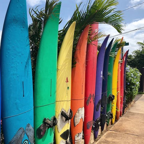 Hire some watersports equipment – this area is famous for its surf beaches