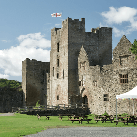 Explore Ludlow Castle, just 4 miles away