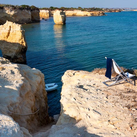 Walk down to the water's edge and feel the refreshing spirit of the sea