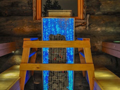 Spend the evening relaxing in the sauna