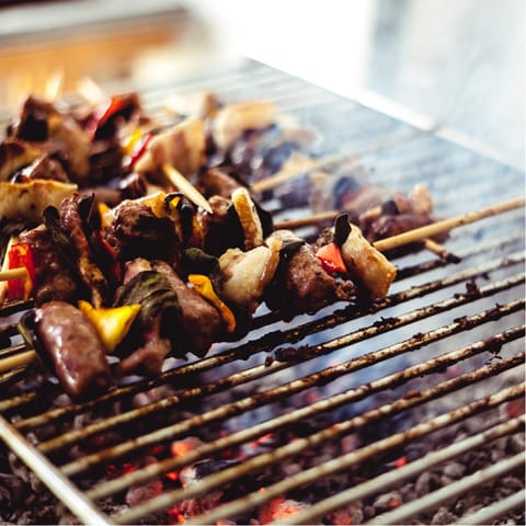 Grill some fresh local seafood on the barbecue