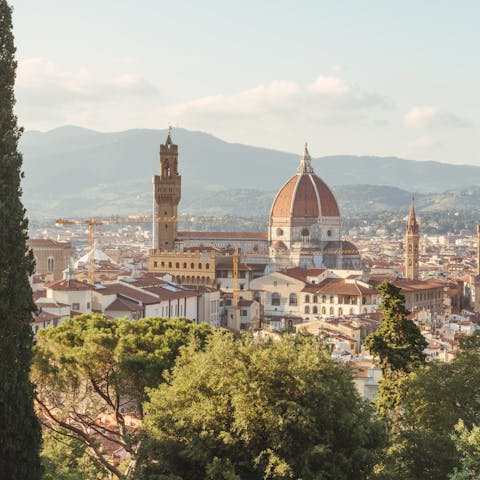 Explore all that Florence has to offer, including the nearby Boboli Gardens