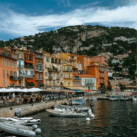 Make yourself at home in pretty Villefranche-sur-Mer
