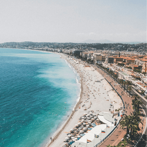 Stay a short drive from the glitz and glamour of Nice