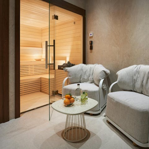 Unwind in your own private spa