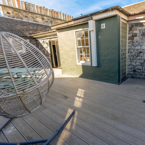 Step out onto your private furnished terrace