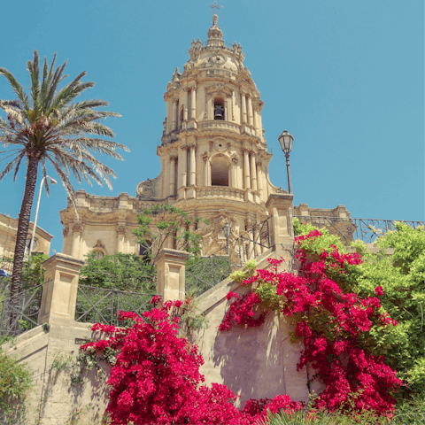 Spend the day sightseeing in Modica, 14 km away