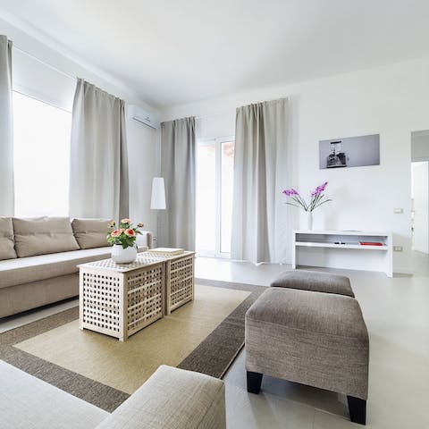 Experience a wonderful sense of harmony from this light-filled villa