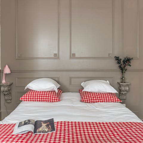 Wake up feeling well-rested and inspired in the comfortable bed