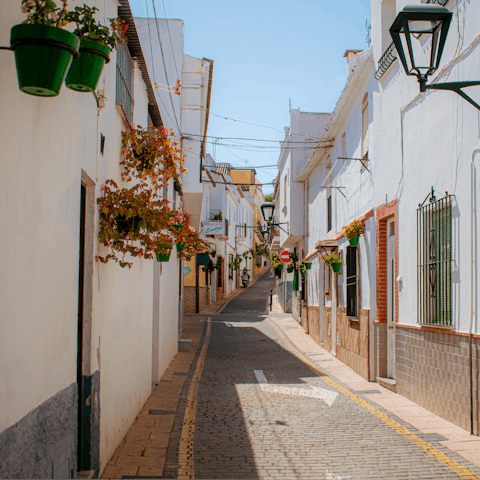 Stroll along the coast to Estepona or hit the beach, 100 m away