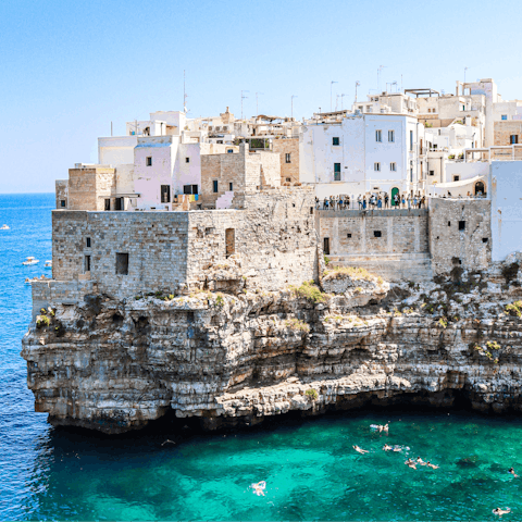 Explore Polignano a Mare – just 15 kilometres away