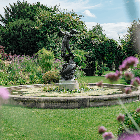 Make morning jogs around Regent's Park the new routine, a five-minute walk away