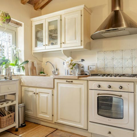 Enjoy the rustic style of this charming Italian apartment