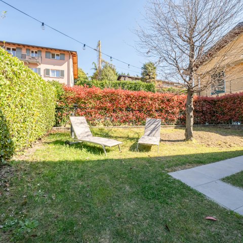 Unwind in the sunshine out in your private garden