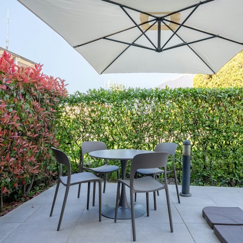 Open a bottle of wine and dine outside