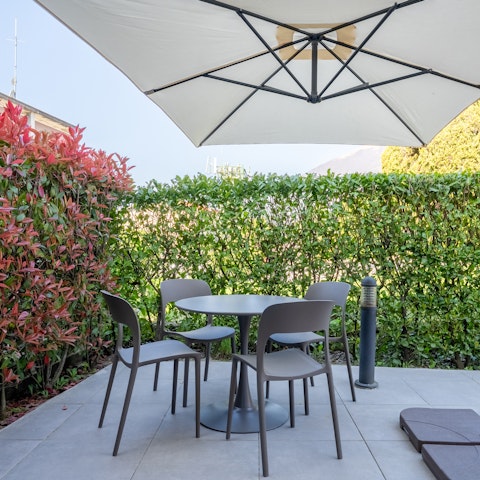 Open a bottle of wine and dine outside