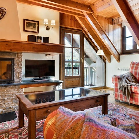 Snuggle up for a cosy night of movies by the fire