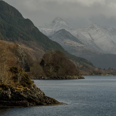 Explore the dramatic landscape of the surrounding Glenshiel Estate