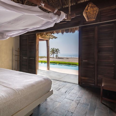 Wake up to beach views every morning