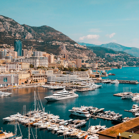 Take a day trip to Monaco, less than thirty minutes away by car