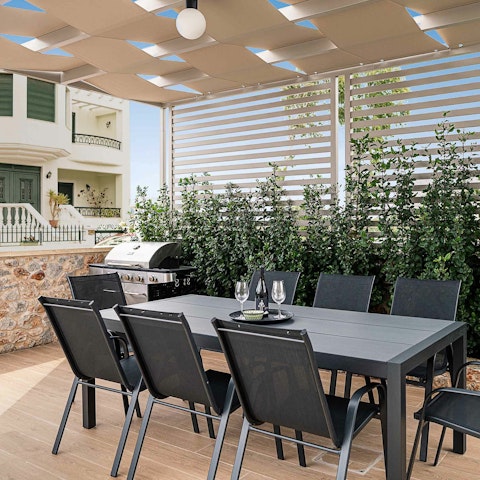 Cook up dinner alfresco on the patio