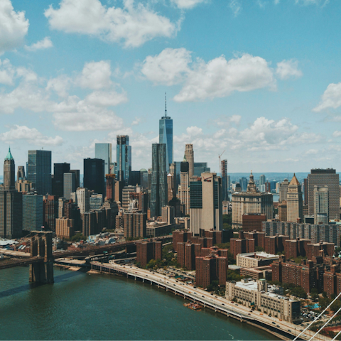 Take the subway across the river and explore Manhattan