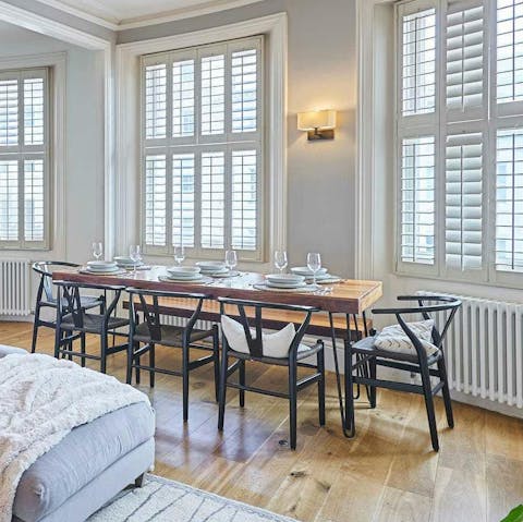 Serve up some fish and chips at the dining table