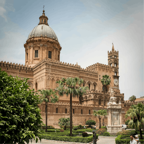 Explore the city of Palermo, just forty-five minutes away