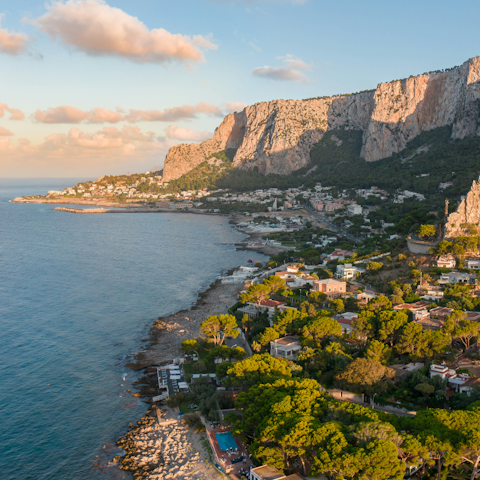 Take a scenic drive around the northern coast of Sicily