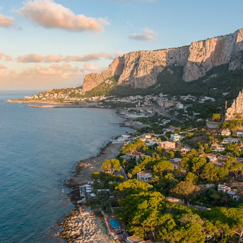 Take a scenic drive around the northern coast of Sicily