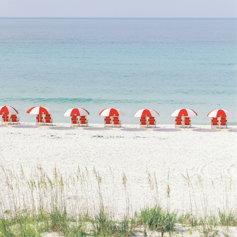 Explore the white-sand beaches of the Florida Panhandle