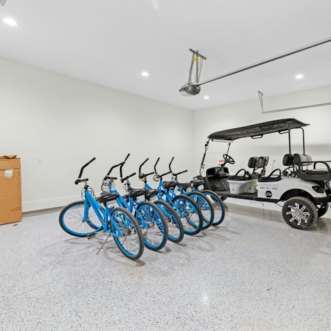 Take a bike for a spin along the beach