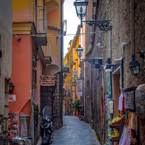 Be inspired while wandering the historic streets of the old town