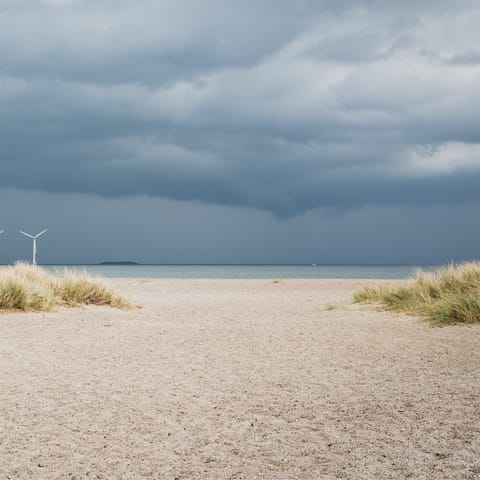 Do a bit of kite surfing at nearby Amager Strand