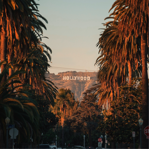 Take a drive around star-studded Hollywood, just a few miles away