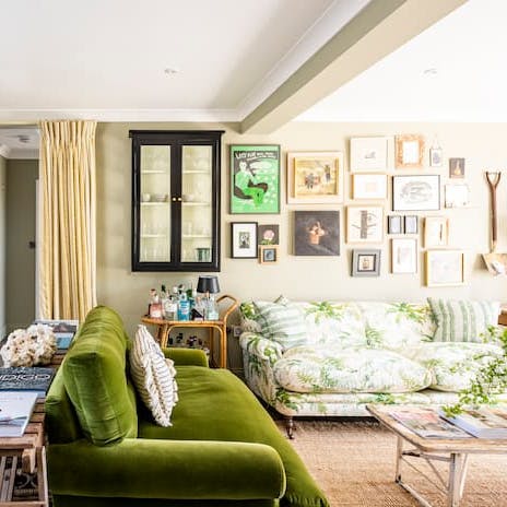 Fall in love with the home's chic country-style decor