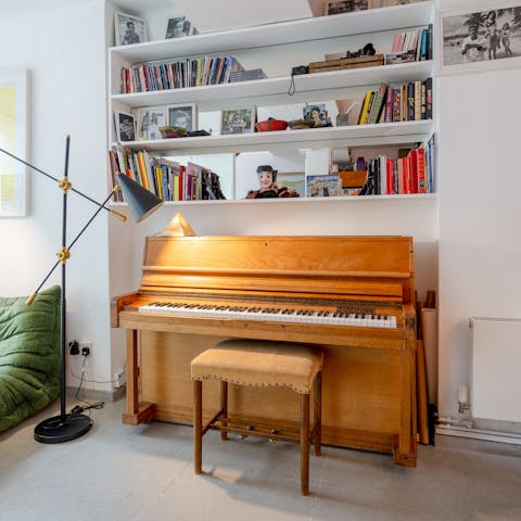 Let your musical talent shine while playing the piano