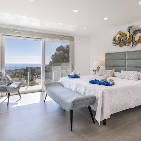 Wake up to the breathtaking views outside your bedroom window