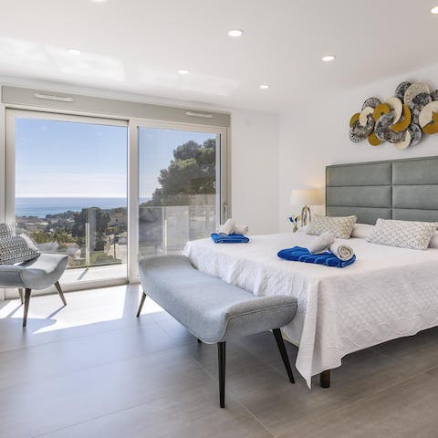 Wake up to the breathtaking views outside your bedroom window