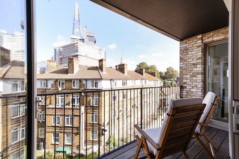 Sip sundowners on the balcony, boasting a landmark view