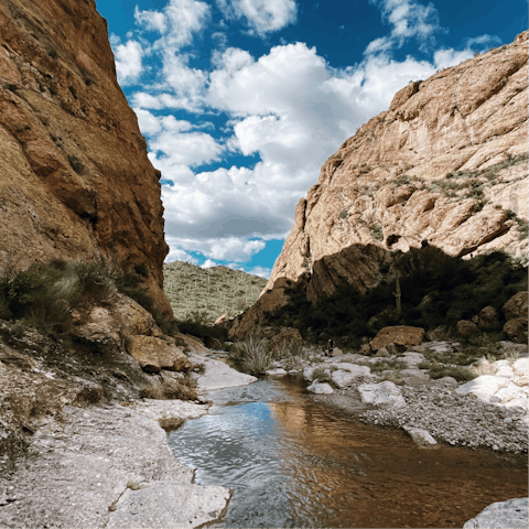 Hike the Airport Mesa trail, a five-minute drive from your home