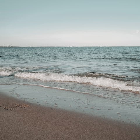 Spend beach days at Otzias – just a six-minute drive away